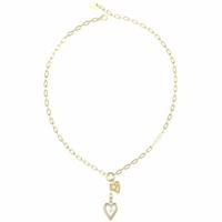 Dames ketting Guess JUBN03234JWYGRHT-U 45 cm
