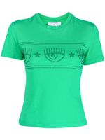 Chiara Ferragni T-shirt verfraaid met kristallen - Groen - thumbnail