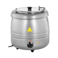 Soepketel - 10 L - stal - gecoat met zilver