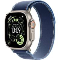 Apple Watch Ultra 3 GPS + Cellular - 49 mm - Cassa in titanio naturale - Cinturino Trail Loop blu/blu brillante - S/M