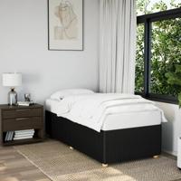 Bedframe zonder matras 80x200 cm stof zwart