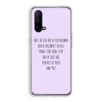 Zelfvertrouwen: OnePlus Nord CE 5G Transparant Hoesje Zelfvertrouwen: OnePlus Nord CE 5G Transparant Hoesje