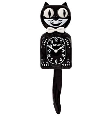 Classic Kit-Cat Klock (Zwart) - Klok