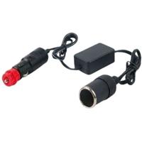 Sigarettenaansteker-converter 24V naar 12V - HTC EQUIPEMENT - 5A 60W en 100cm kabel