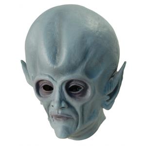 Carnaval/halloween eng verkleedmasker - Aliens - Latex hoofd - Volwassenen - grote kop