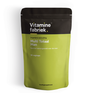 Multi Totaal Man - 90 vegicaps - Vitaminefabriek.nl