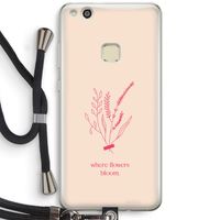 Where flowers bloom: Huawei Ascend P10 Lite Transparant Hoesje met koord