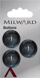 Milward Knoop Gemarmerd Blauw/Zwart 20mm (3 stuks)