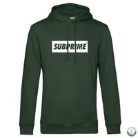 Hoodie Block Jade Groen