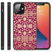 Hoesje TPU iPhone 12 Mini Barok Pink Hoesje TPU iPhone 12 Mini Barok Pink