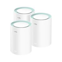 Cudy ac1200 gigabit mesh wi-fi system (3-pack) mesh router (wit)