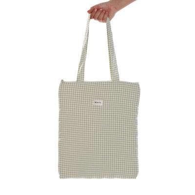 Handtas Dames Versa Vichy Groen 40 x 33 cm