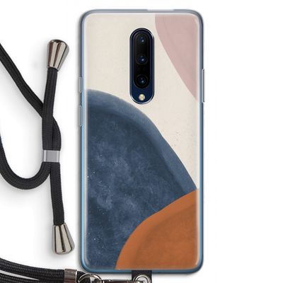 Geo #1: OnePlus 7 Pro Transparant Hoesje met koord