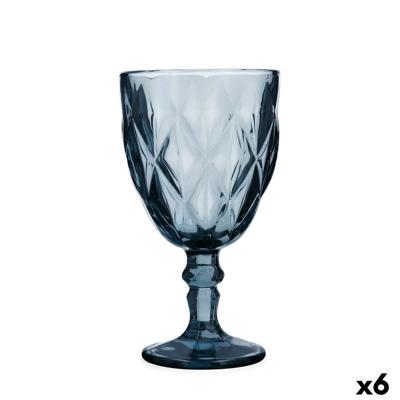 Fluitglas Quid Maia Blauw Glas 340 ml (6 Stuks)