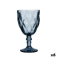 Fluitglas Quid Maia Blauw Glas 340 ml (6 Stuks)