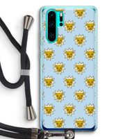 Leeuwenkoppen: Huawei P30 Pro Transparant Hoesje met koord