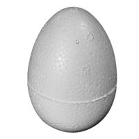 1x stuks Piepschuim vormen eieren van 8 cm   - - thumbnail