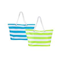 Strandtas Bismark Blauw Wit Oxford 59 x 19 x 40 cm