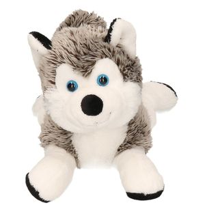 Pluche husky knuffel 24 cm