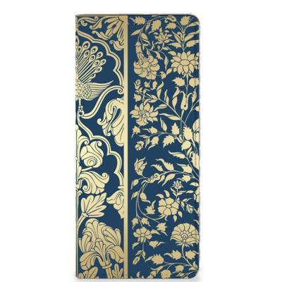 Samsung Galaxy A22 5G Smart Cover Beige Flowers