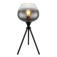 Globo Zwarte tafellampMaxy Ø 24cm - 15548T1