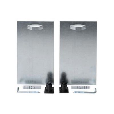 Ophangset Verdekt Plieger Ter Bevestiging Van Spiegel Met Verlichting 16x8cm