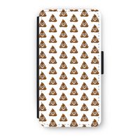 Poop emoji: iPhone XS Flip Hoesje