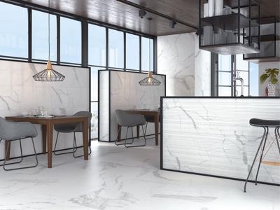 Statuario mat 75x75 rett vloertegels / wandtegels gerectificeerd | Geschikt voor vloerverwarming Statuario mat 75x75 rett vloertegels / wandtegels gerectificeerd | Geschikt voor vloerverwarming