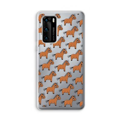 Pony: Huawei P40 Transparant Hoesje