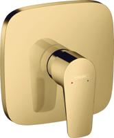 Hansgrohe Talis E ééngreeps douchemengkraan afbouwdeel, Polished Gold Optic