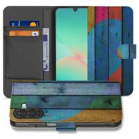 Samsung Galaxy A26 Wood Heart | Book Case |