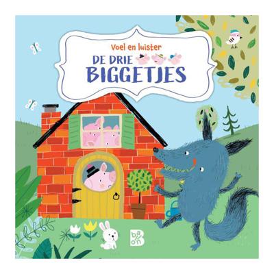 Wins Holland Voelgeluidenboek - de drie biggetjes Wins Holland Voelgeluidenboek - de drie biggetjes