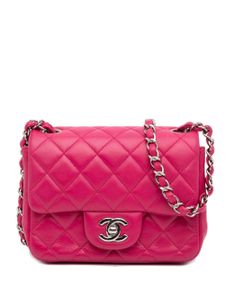 CHANEL Pre-Owned mini sac porté épaule Classic Flap (2014) - Rose