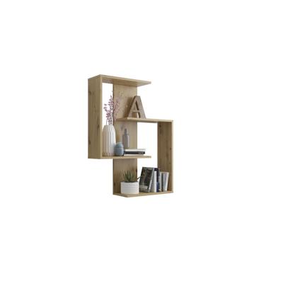 Leen Bakker - Wandrek Hanau - Eikenkleur - 85x65x20 Cm - MDF - Bruin