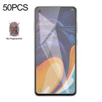 50 stuks non-Full matte Frosted gehard glas film voor Galaxy A60 geen retail pakket