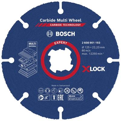 Bosch Accessories EXPERT Carbide Multi Wheel X-LOCK 2608901193 Doorslijpschijf recht 125 mm 1 stuk(s)