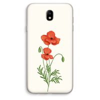 Red poppy: Samsung Galaxy J7 (2017) Transparant Hoesje Red poppy: Samsung Galaxy J7 (2017) Transparant Hoesje