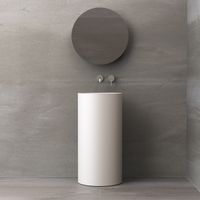 Waskom Ideavit Solidroll 45x45x90 cm Solid Surface Op Voetstuk Mat Wit Waskom Ideavit Solidroll 45x45x90 cm Solid Surface Op Voetstuk Mat Wit