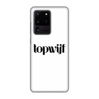 Topwijf Wit: Volledig geprint Samsung Galaxy S20 Ultra Hoesje