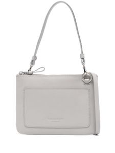 Fabiana Filippi sac cabas en cuir à logo embossé - Gris