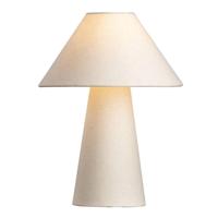 Leen Bakker - Tafellamp Skye - Ø30 X 40 Cm - Stof - Beige