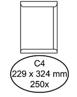 Envelop Hermes akte C4 229x324mm wit 250stuks - thumbnail