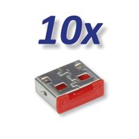 ROLINE 11.02.8331 poortblokker Poortblokkeersleutel USB Type-A Grijs 10 stuk(s) - thumbnail