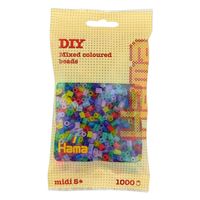Hama strijkkralen - transparant mix (053), 1000st.