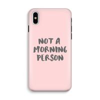 Morning person: iPhone X Tough Case
