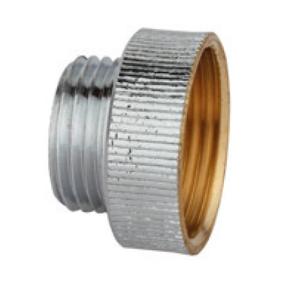 Kirchhoff Messing verloopstuk, chroom, 3/4"H x 1/2"ET - 989321155