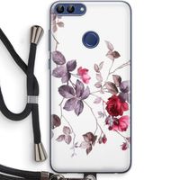 Mooie bloemen: Huawei P Smart (2018) Transparant Hoesje met koord