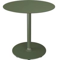 Houe Pico tuintafel Ø74 Olive green, rond onderstel