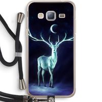 Nightbringer: Samsung Galaxy J3 (2016) Transparant Hoesje met koord