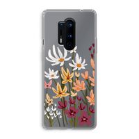 Painted wildflowers: OnePlus 8 Pro Transparant Hoesje